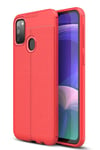 Mey İthalat®  Samsung Galaxy M30S Kılıf Auto Focus Kapak - Kırmızı