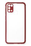 Mey İthalat®  Samsung Galaxy M31 Kılıf Miami Şeffaf Silikon - Fuşya
