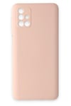 Mey İthalat®  Samsung Galaxy M31S Kılıf Nano içi Kadife Silikon - Pudra