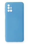 Mey İthalat®  Samsung Galaxy M31S Kılıf Nano içi Kadife Silikon - Mavi