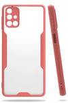 Mey İthalat®  Samsung Galaxy M31S Kılıf Platin Silikon - Pembe