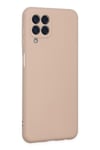 Mey İthalat®  Samsung Galaxy M33 Kılıf Nano içi Kadife Silikon - Pudra