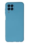Mey İthalat®  Samsung Galaxy M33 Kılıf Nano içi Kadife Silikon - Mavi