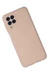 Mey İthalat®  Samsung Galaxy M33 Kılıf Nano içi Kadife Silikon - Pudra