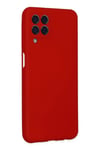 Mey İthalat®  Samsung Galaxy M33 Kılıf Nano içi Kadife Silikon - Kırmızı