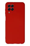 Mey İthalat®  Samsung Galaxy M33 Kılıf Nano içi Kadife Silikon - Kırmızı