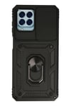 Mey İthalat®  Samsung Galaxy M33 Kılıf Pars Lens Yüzüklü Silikon - Siyah