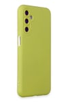 Mey İthalat®  Samsung Galaxy M34 5G Kılıf Nano içi Kadife Silikon - Sarı