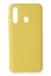 Mey İthalat®  Samsung Galaxy M40 Kılıf Nano içi Kadife Silikon - Sarı