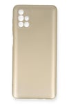 Mey İthalat®  Samsung Galaxy M51 Kılıf First Silikon - Gold
