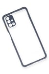 Mey İthalat®  Samsung Galaxy M51 Kılıf Miami Şeffaf Silikon - Gri
