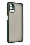 Mey İthalat®  Samsung Galaxy M51 Kılıf Montreal Silikon Kapak - Yeşil