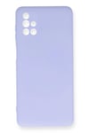 Mey İthalat®  Samsung Galaxy M51 Kılıf Nano içi Kadife Silikon - Lila