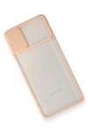 Mey İthalat®  Samsung Galaxy M51 Kılıf Palm Buzlu Kamera Sürgülü Silikon - Pembe