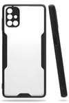 Mey İthalat®  Samsung Galaxy M51 Kılıf Platin Silikon - Siyah
