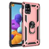 Mey İthalat®  Samsung Galaxy M51 Kılıf Sofya Yüzüklü Silikon Kapak - Rose