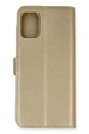 Mey İthalat®  Samsung Galaxy M51 Trend S Plus Kapaklı Kılıf - Gold