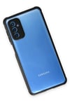 Mey İthalat®  Samsung Galaxy M52 5G Kılıf Miami Şeffaf Silikon - Siyah