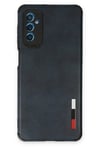 Mey İthalat®  Samsung Galaxy M52 5G Kılıf Loop Deri Silikon - Lacivert