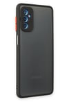 Mey İthalat®  Samsung Galaxy M52 5G Kılıf Montreal Silikon Kapak - Siyah