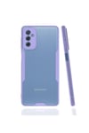 Mey İthalat®  Samsung Galaxy M52 5G Kılıf Platin Silikon - Lila
