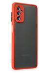 Mey İthalat®  Samsung Galaxy M52 5G Kılıf Montreal Silikon Kapak - Kırmızı
