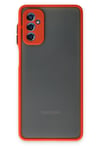 Mey İthalat®  Samsung Galaxy M52 5G Kılıf Montreal Silikon Kapak - Kırmızı