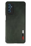 Mey İthalat®  Samsung Galaxy M52 5G Kılıf Loop Deri Silikon - Yeşil
