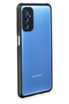 Mey İthalat®  Samsung Galaxy M52 5G Kılıf Miami Şeffaf Silikon - Siyah
