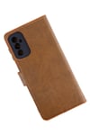 Mey İthalat®  Samsung Galaxy M52 5G Kılıf Trend S Plus Kapaklı Kılıf - Taba
