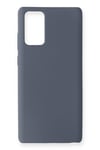 Mey İthalat®  Samsung Galaxy Note 20 Kılıf Nano içi Kadife Silikon - Gri