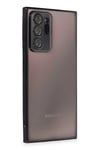 Mey İthalat®  Samsung Galaxy Note 20 Ultra Kılıf  Lensli Silikon - Siyah