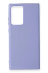 Mey İthalat®  Samsung Galaxy Note 20 Ultra Kılıf Nano içi Kadife Silikon - Lila