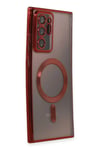 Mey İthalat®  Samsung Galaxy Note 20 Ultra Kılıf Kross Magneticsafe Kapak - Kırmızı