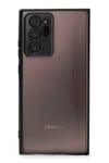 Mey İthalat®  Samsung Galaxy Note 20 Ultra Kılıf  Lensli Silikon - Siyah
