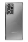 Mey İthalat®  Samsung Galaxy Note 20 Ultra Kılıf  Lensli Silikon - Gümüş
