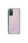 Mey İthalat®  Samsung Galaxy S20 FE Kılıf  Lensli Silikon - Yeşil