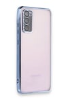 Mey İthalat®  Samsung Galaxy S20 FE Kılıf  Lensli Silikon - Açık Mavi
