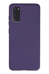 Mey İthalat®  Samsung Galaxy S20 Kılıf Nano içi Kadife Silikon - Mor