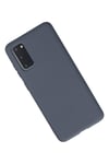 Mey İthalat®  Samsung Galaxy S20 Kılıf Nano içi Kadife Silikon - Gri