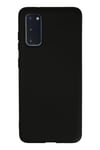 Mey İthalat®  Samsung Galaxy S20 Kılıf Nano içi Kadife Silikon - Siyah