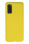 Mey İthalat®  Samsung Galaxy S20 Kılıf Nano içi Kadife Silikon - Sarı
