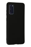 Mey İthalat®  Samsung Galaxy S20 Kılıf Nano içi Kadife Silikon - Siyah