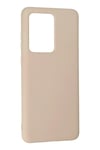 Mey İthalat®  Samsung Galaxy S20 Ultra Kılıf Nano içi Kadife Silikon - Pudra
