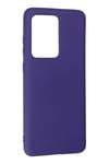 Mey İthalat®  Samsung Galaxy S20 Ultra Kılıf Nano içi Kadife Silikon - Mor