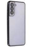 Mey İthalat®  Samsung Galaxy S21 FE Kılıf  Lensli Silikon - Siyah