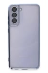 Mey İthalat®  Samsung Galaxy S21 FE Kılıf  Lensli Silikon - Açık Mavi