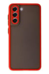 Mey İthalat®  Samsung Galaxy S21 FE Kılıf Montreal Silikon Kapak - Kırmızı