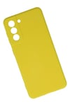 Mey İthalat®  Samsung Galaxy S21 Kılıf Nano içi Kadife Silikon - Sarı