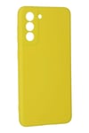 Mey İthalat®  Samsung Galaxy S21 Kılıf Nano içi Kadife Silikon - Sarı